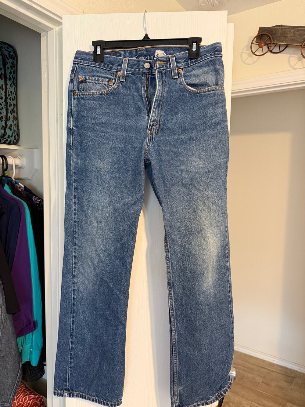 Levi's 517 Boot Cut Jeans - Men's 32x30 - Classic Blue Denim